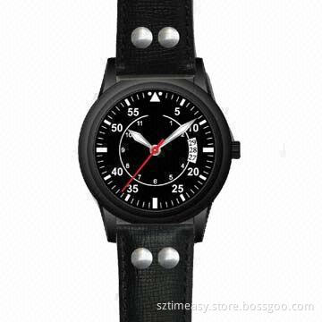 Unisex metal watch, both for men and women
